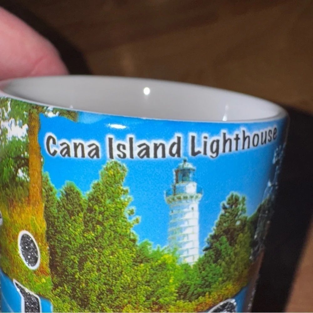 Americaware Wisconsin 18 Oz Tall Color Etched Collage All Over Print Coffee Mug